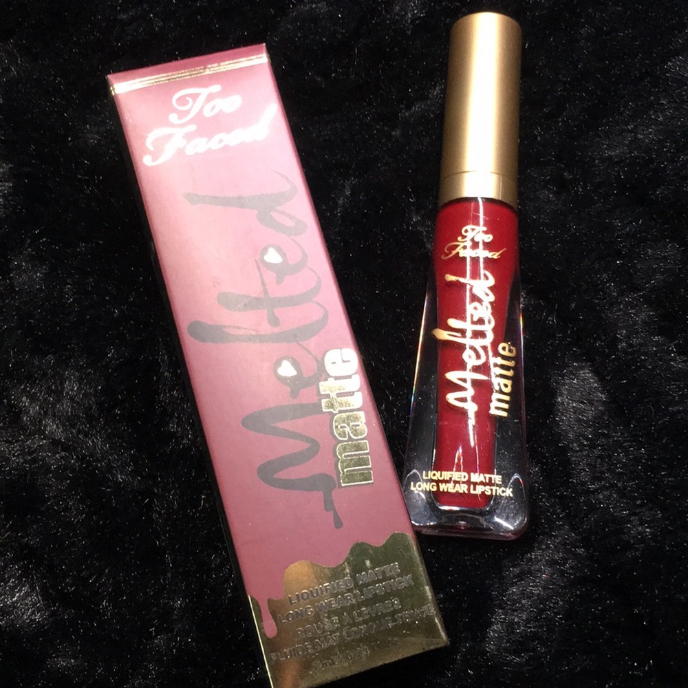 - Too Faced Melted Matte liquid lipstick